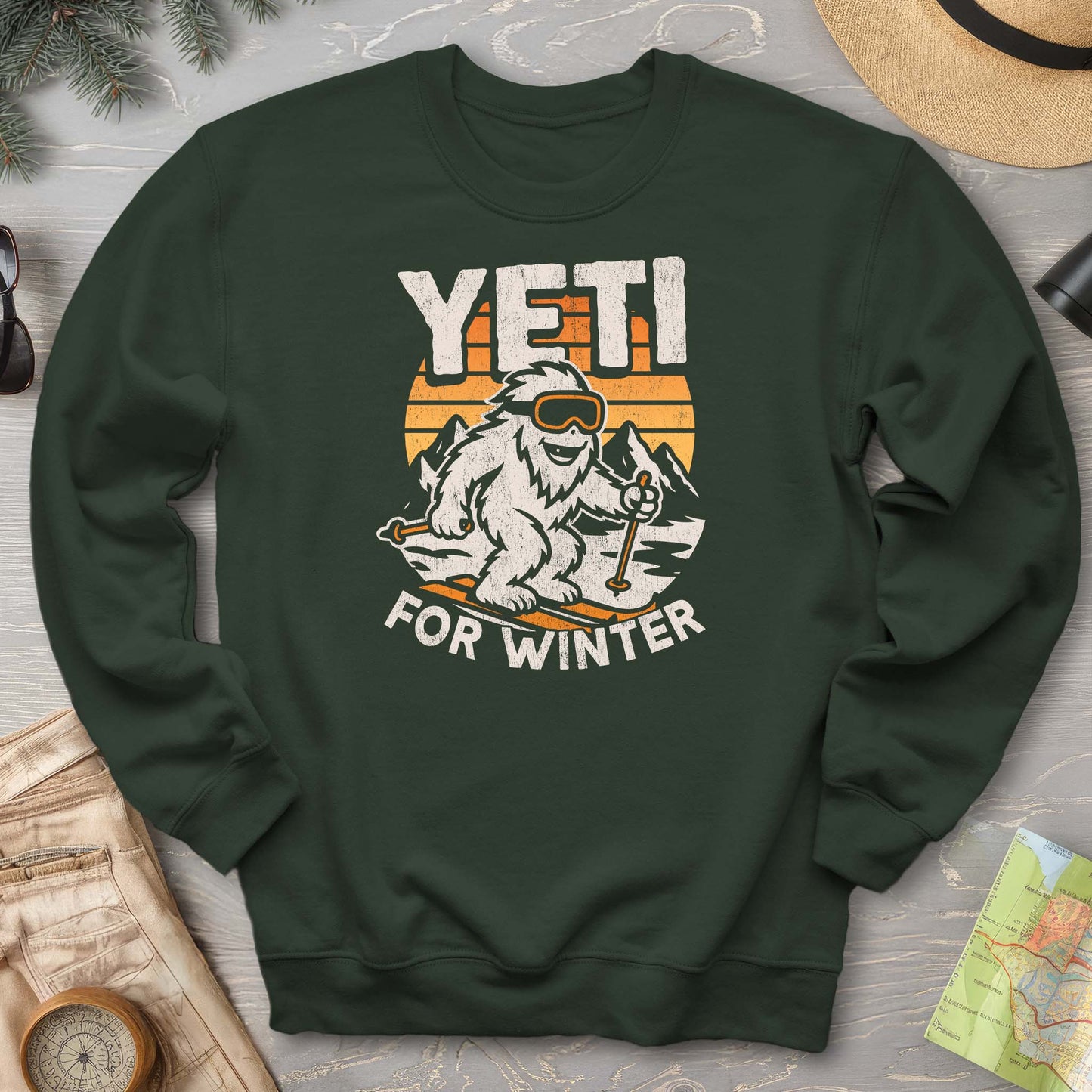 Yeti For Winter Sweatshirt