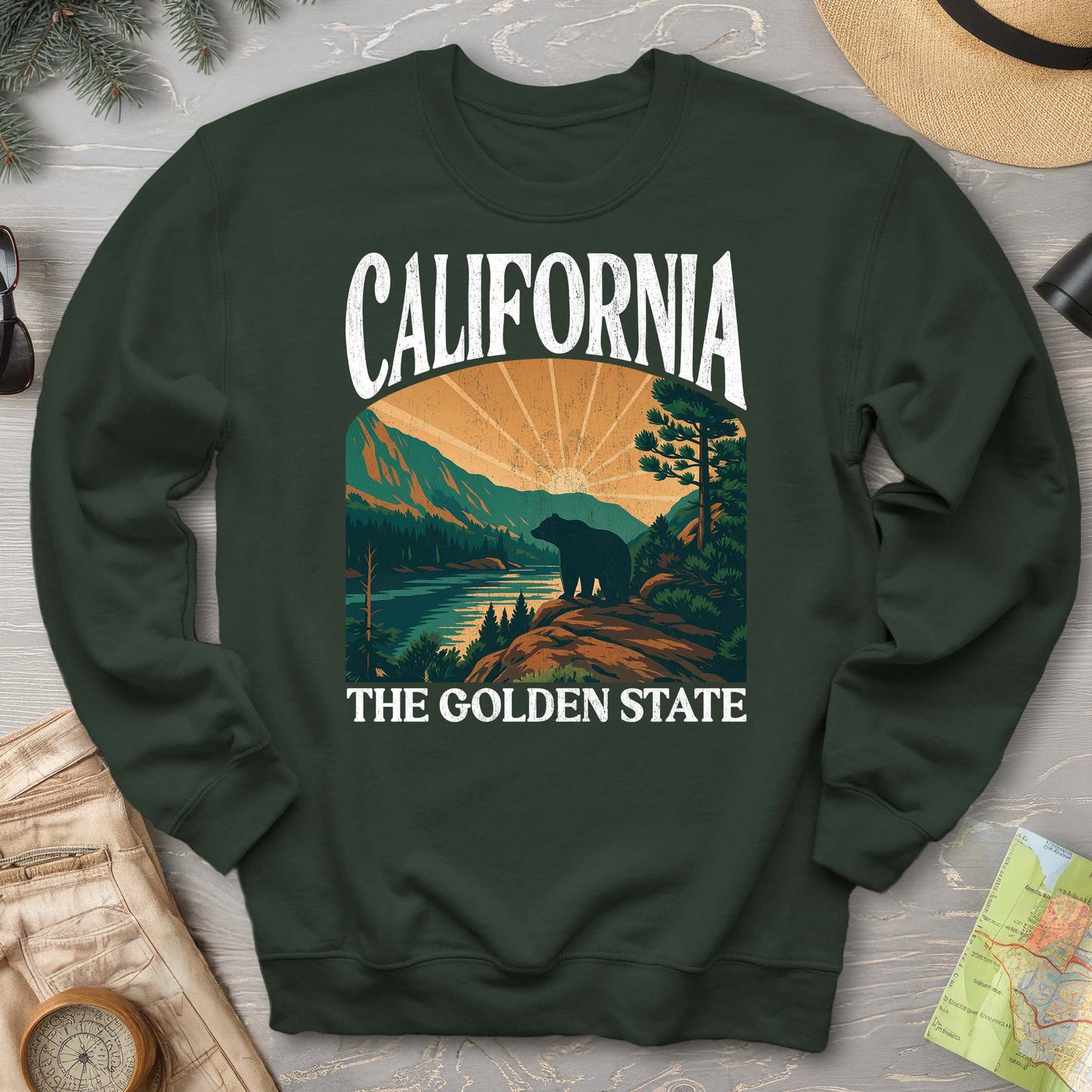 California Golden State "Big and Bold" Sweatshirt