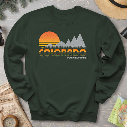 Colorado Rocky Mountains "80's Retro" Sweatshirt