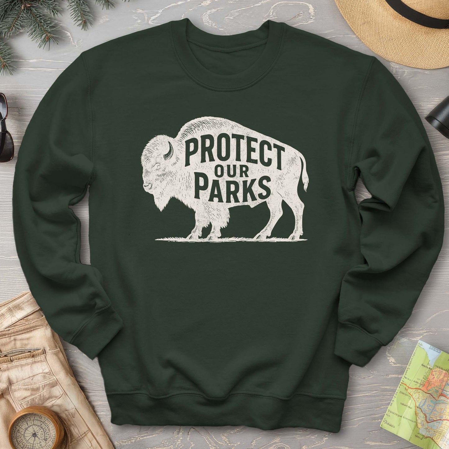 Protect Our Parks "Vintage Buffalo" Sweatshirt
