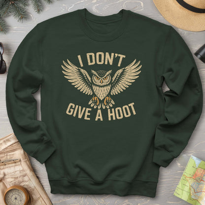 I Don't Give a Hoot "Vintage Owl" Sweatshirt