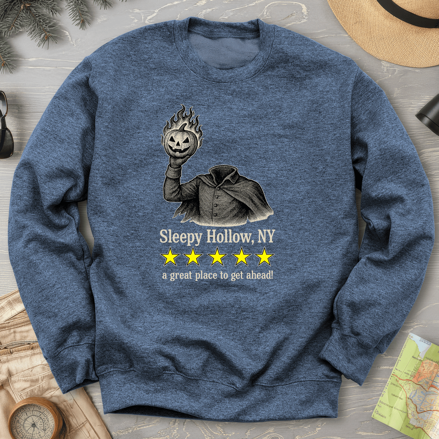 Sleepy Hollow NY "5 Star Review" Sweatshirt