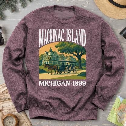 Mackinac Island Michigan "Big and Bold" Sweatshirt