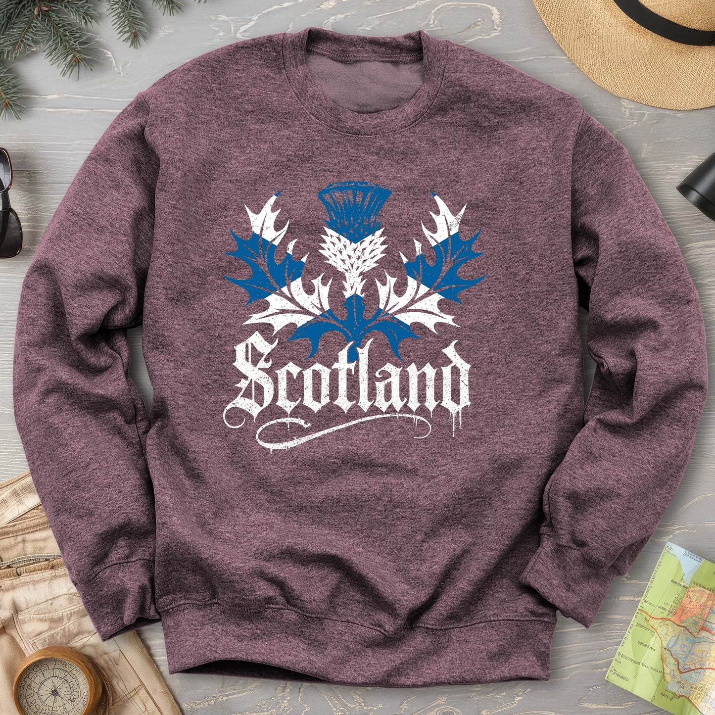 Scotland Gothic Thistle Sweatshirt