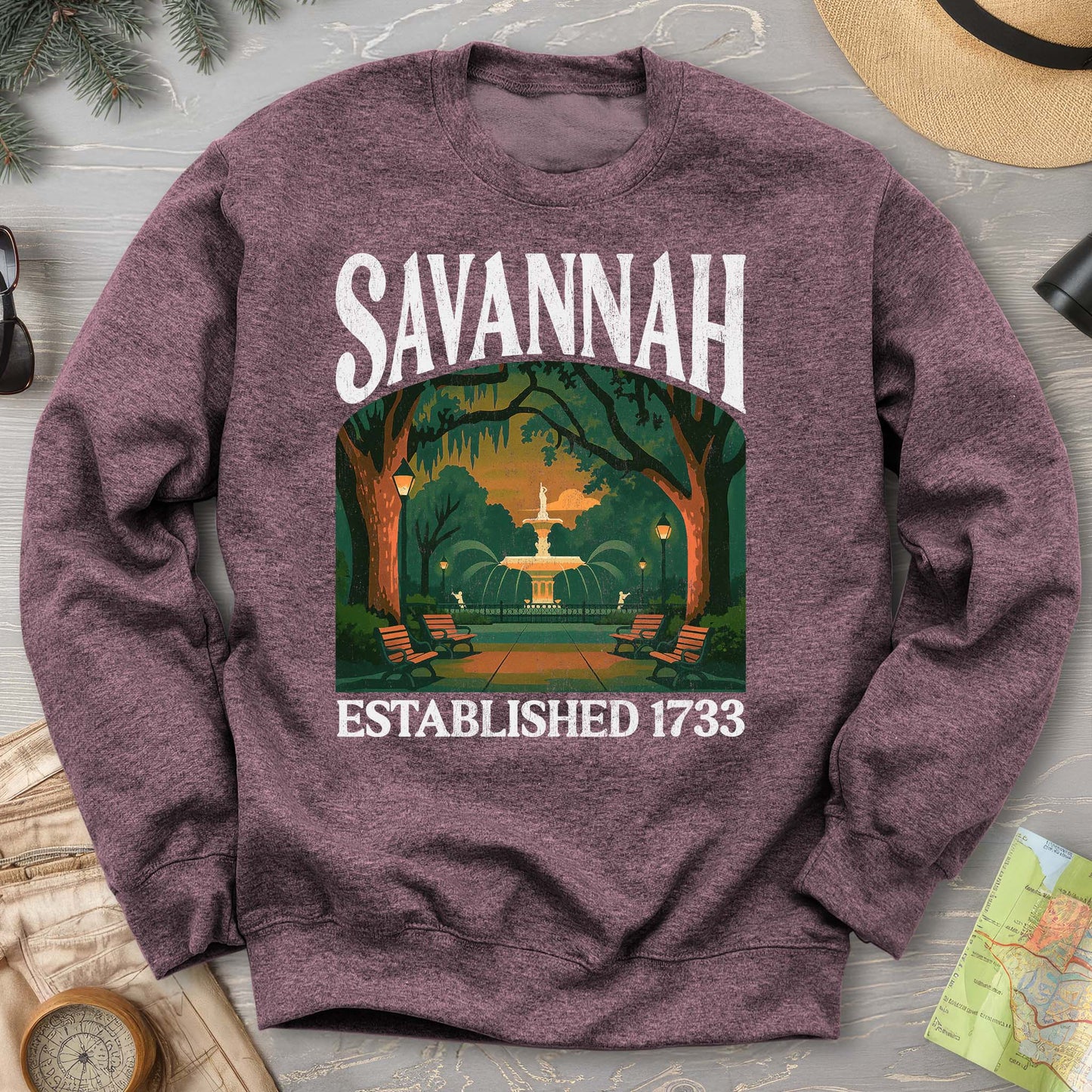 Savannah Georgia "Big and Bold" Sweatshirt
