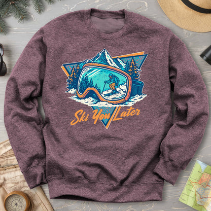 Ski You Later Retro 1980's Sweatshirt
