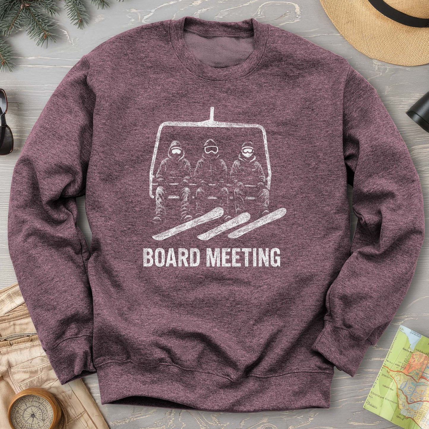 Snowboard "Board Meeting" Sweatshirt