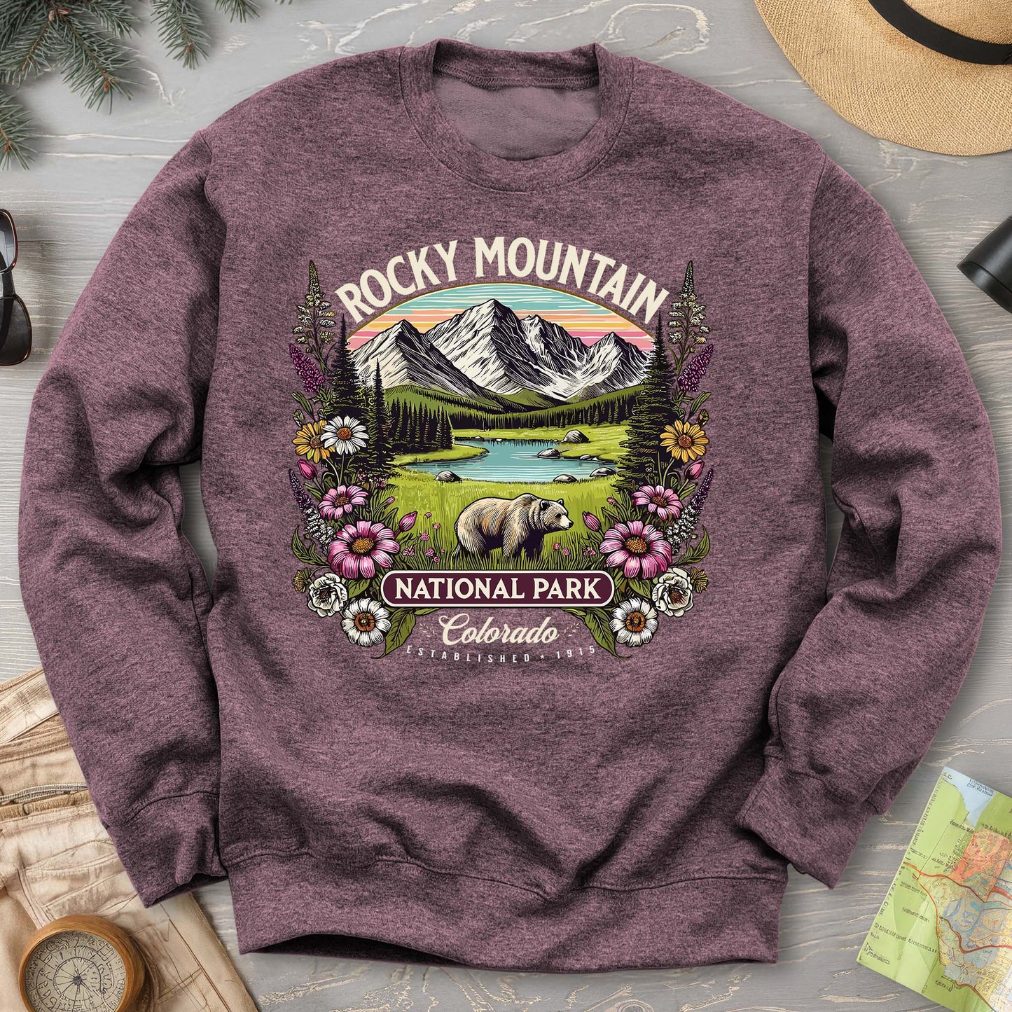 Rocky Mountain National Park "Wildflower" Sweatshirt