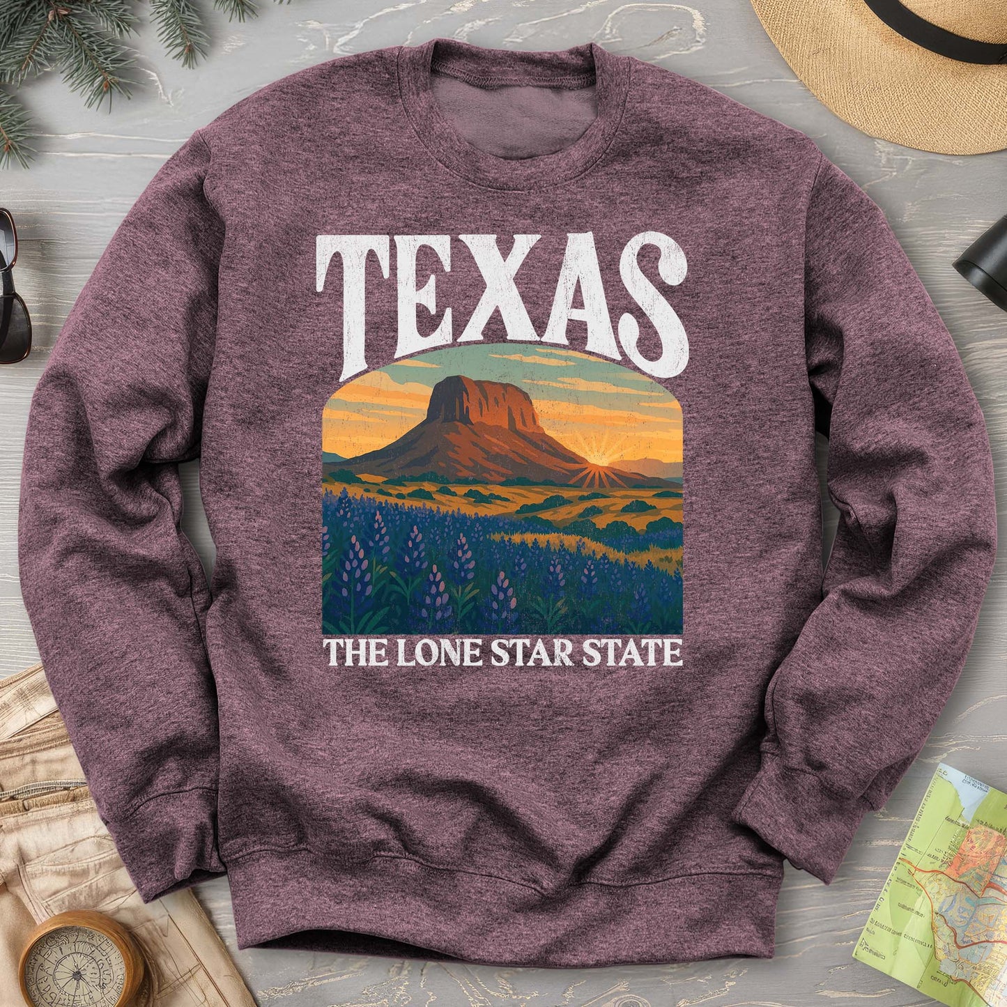 Texas Lone Star State "Big and Bold" Sweatshirt