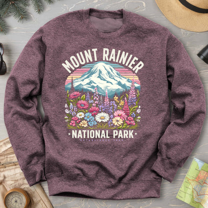 Mount Rainier National Park "Wildflowers" Sweatshirt