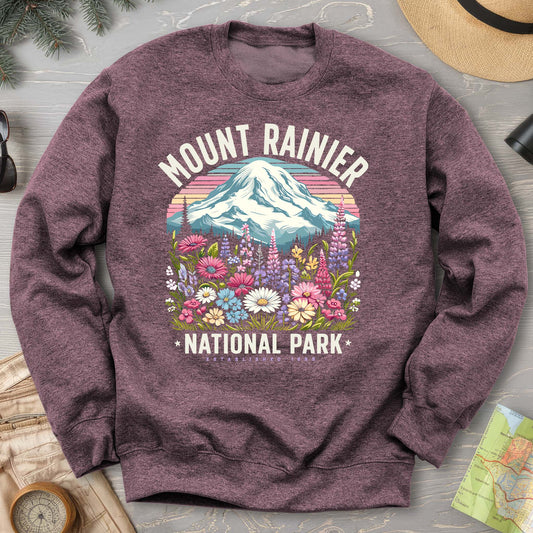 Mount Rainier National Park "Wildflowers" Sweatshirt