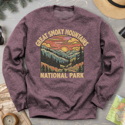 Great Smoky Mountains National Park Sunset Sweatshirt