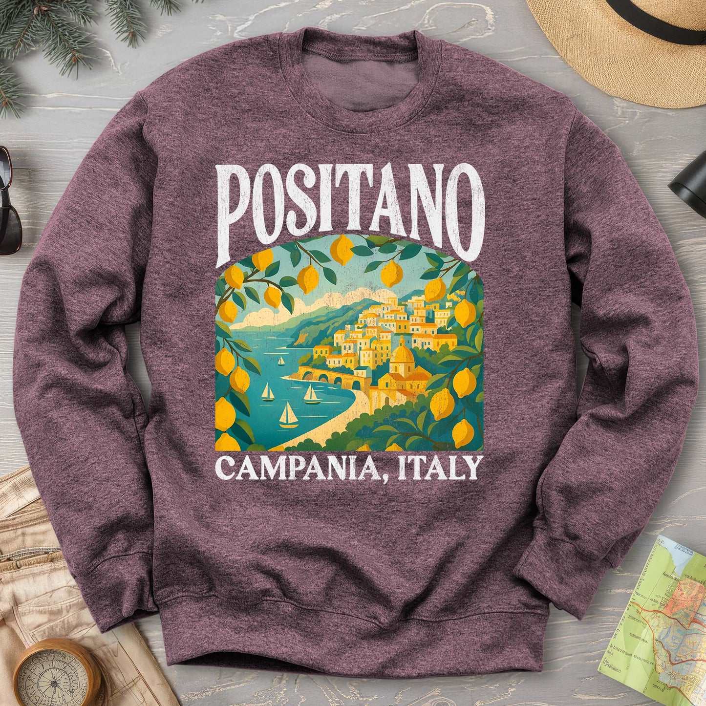 Positano Italy "Big and Bold" Sweatshirt