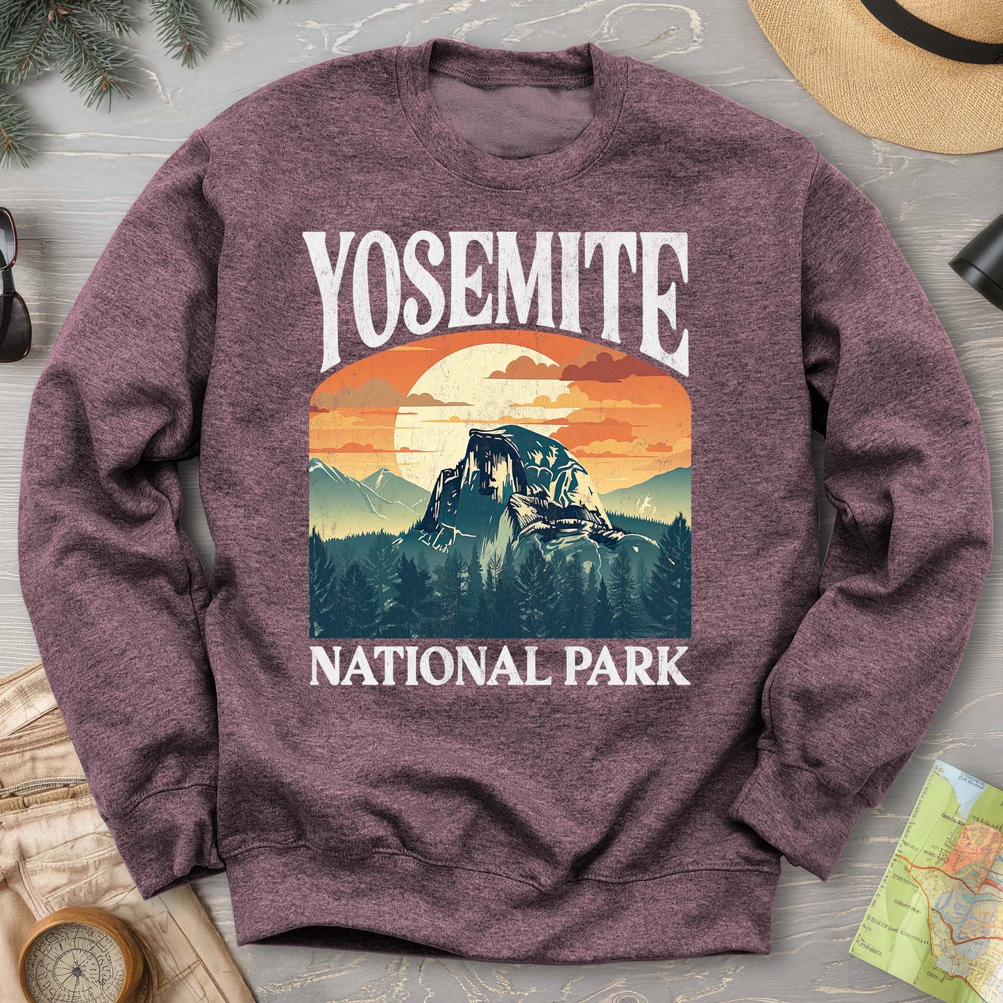 Yosemite National Park "Big and Bold" Sweatshirt