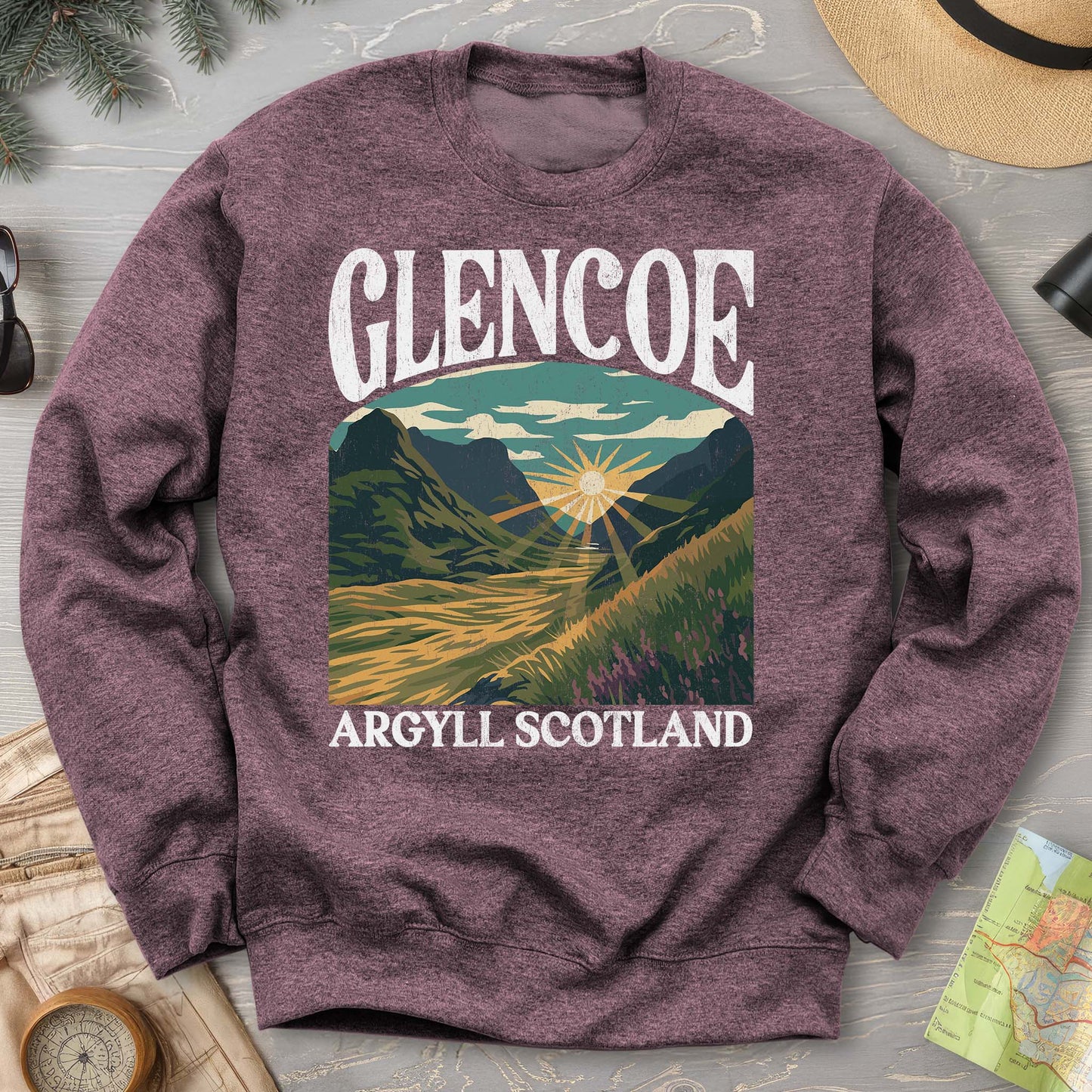 Glencoe Scotland "Big & Bold" Sweatshirt