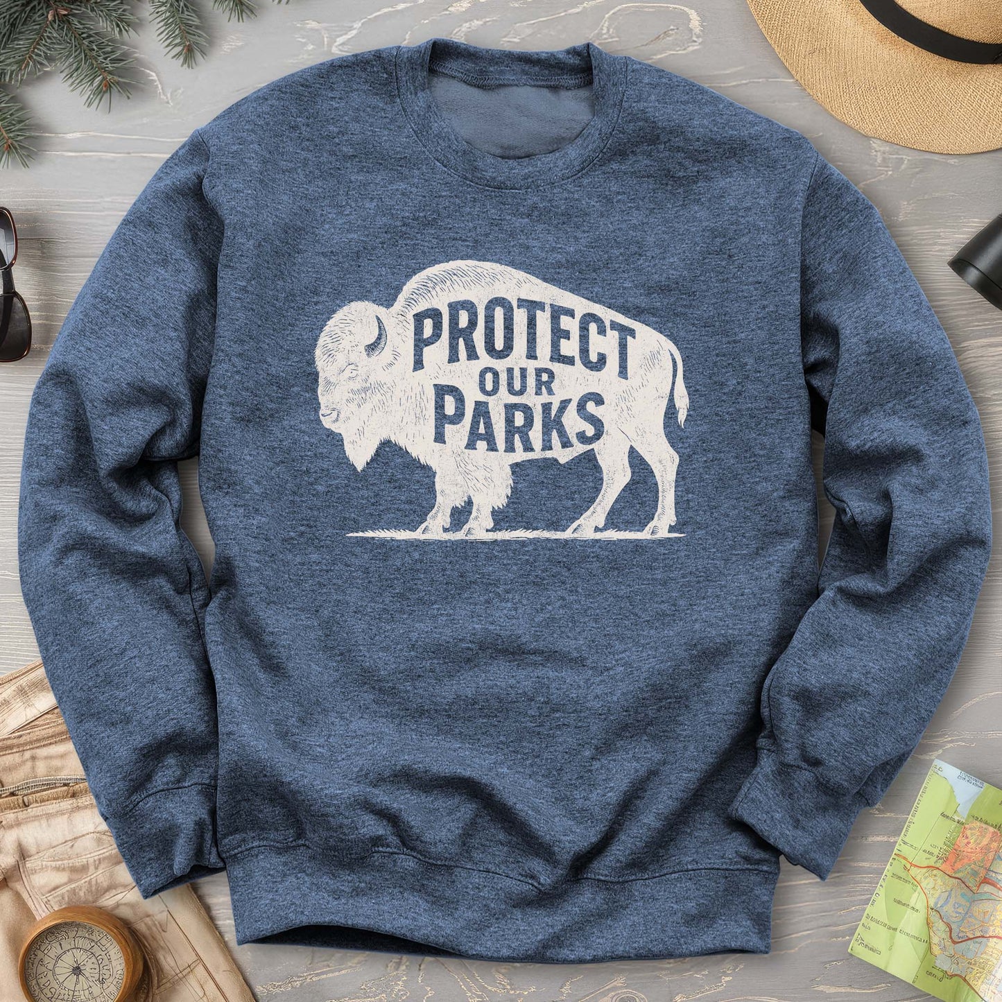 Protect Our Parks "Vintage Buffalo" Sweatshirt