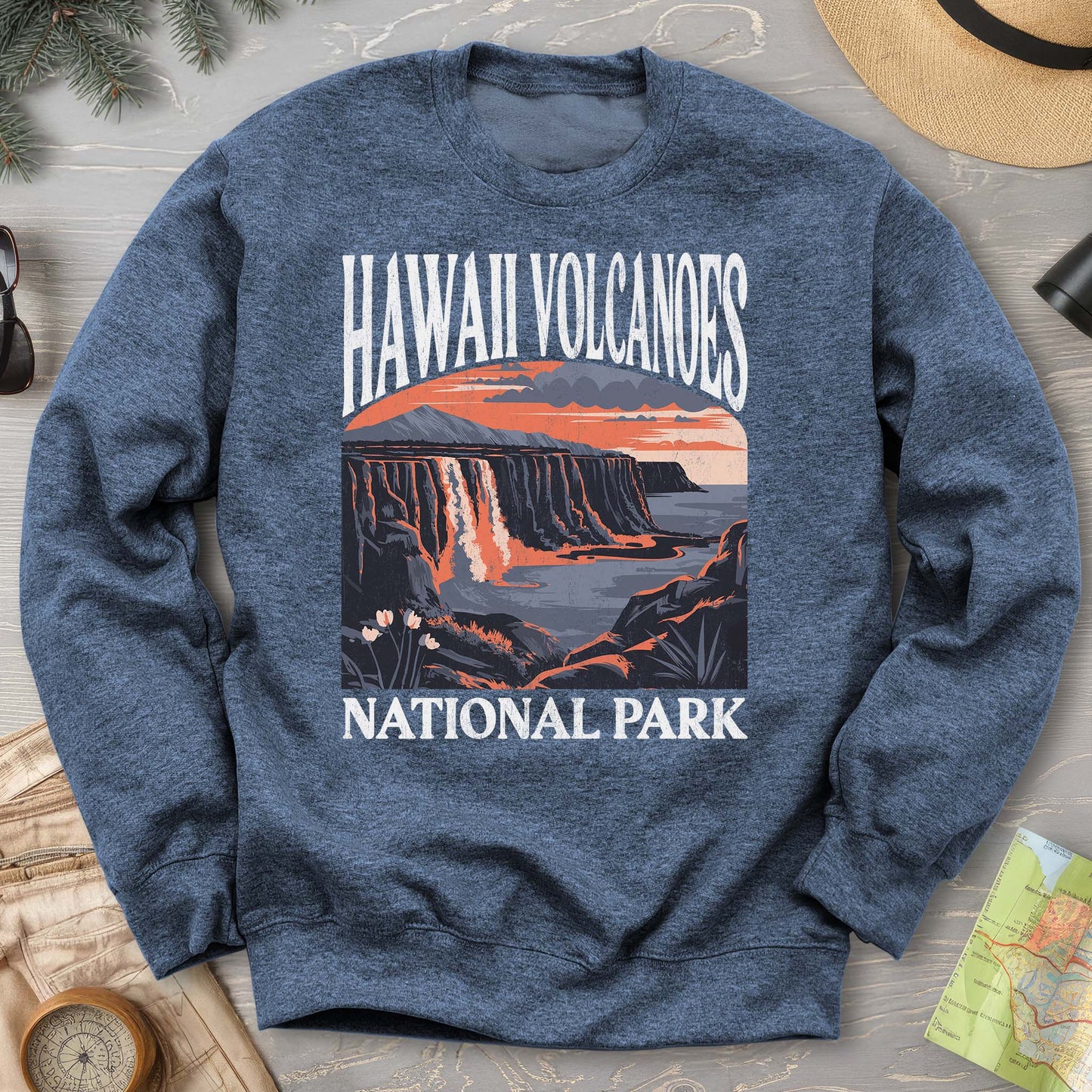 Hawaii Volcanoes National Park "Big and Bold" Sweatshirt