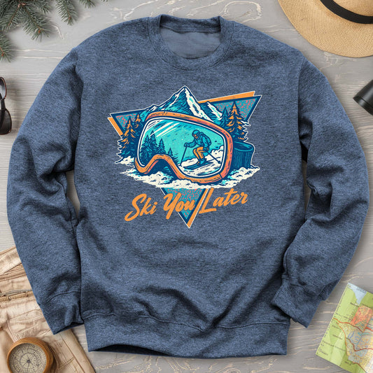 Ski You Later Retro 1980's Sweatshirt