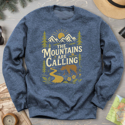 The Mountains Are Calling "Vintage Sketch" Sweatshirt