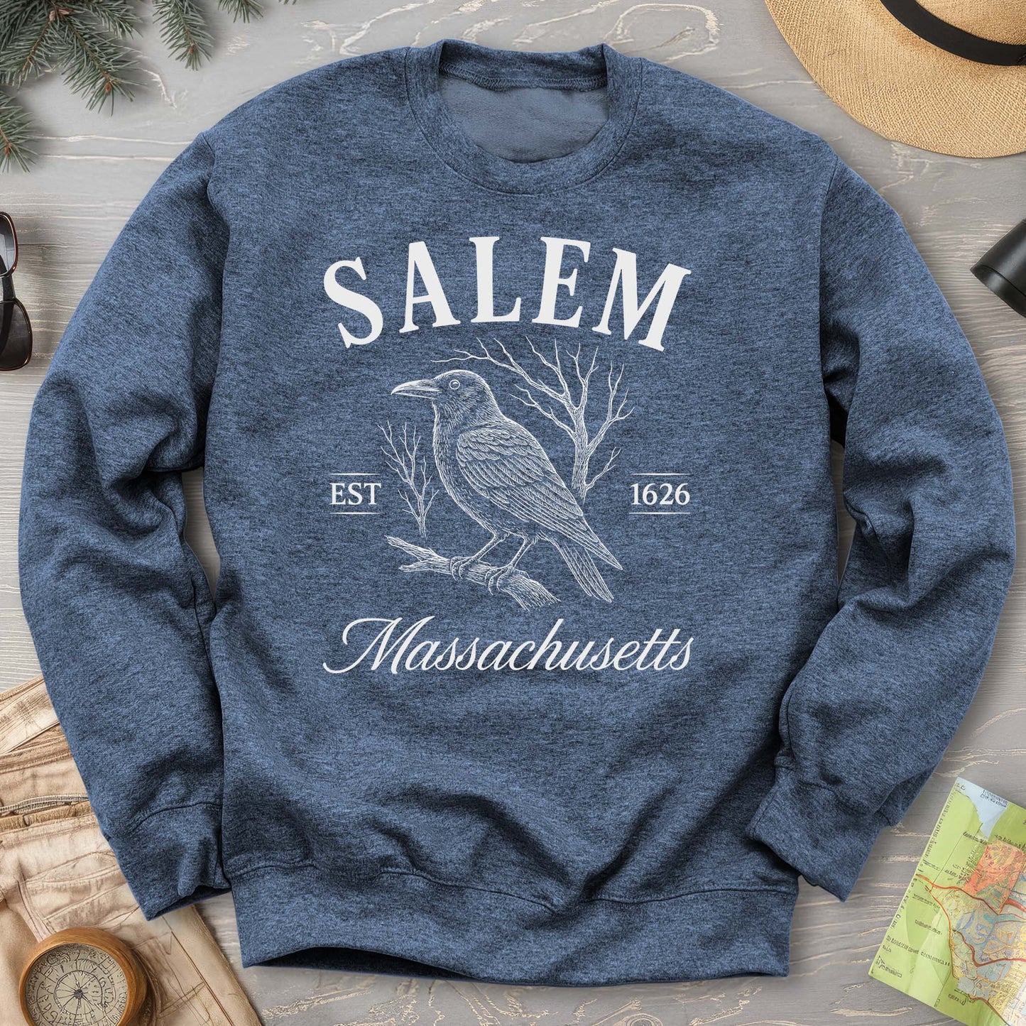 Salem Massachusetts Raven Sweatshirt