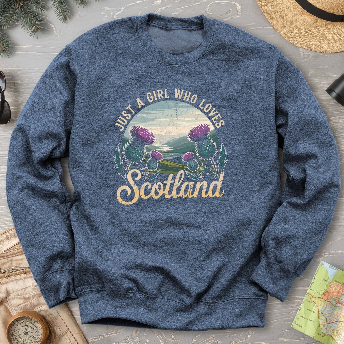 Just a Girl Who Loves Scotland Sweatshirt