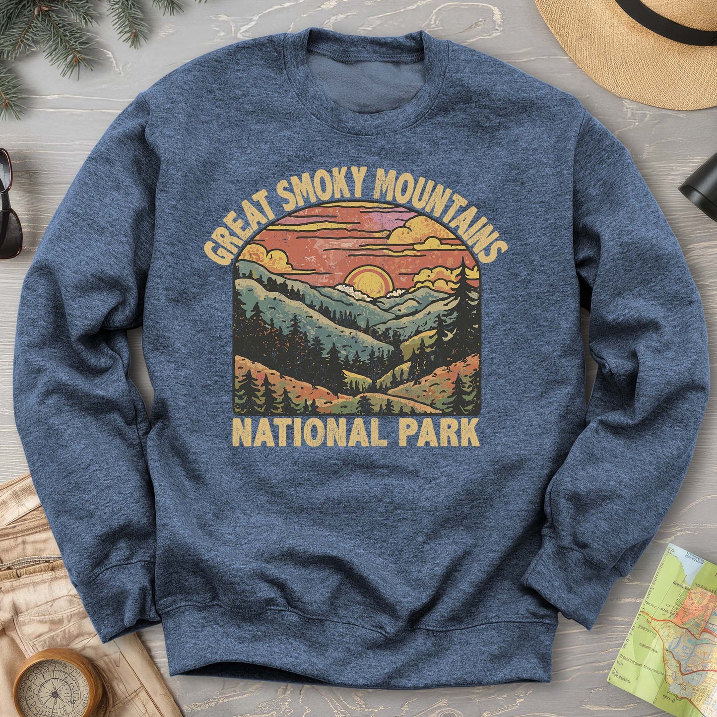 Great Smoky Mountains National Park Sunset Sweatshirt