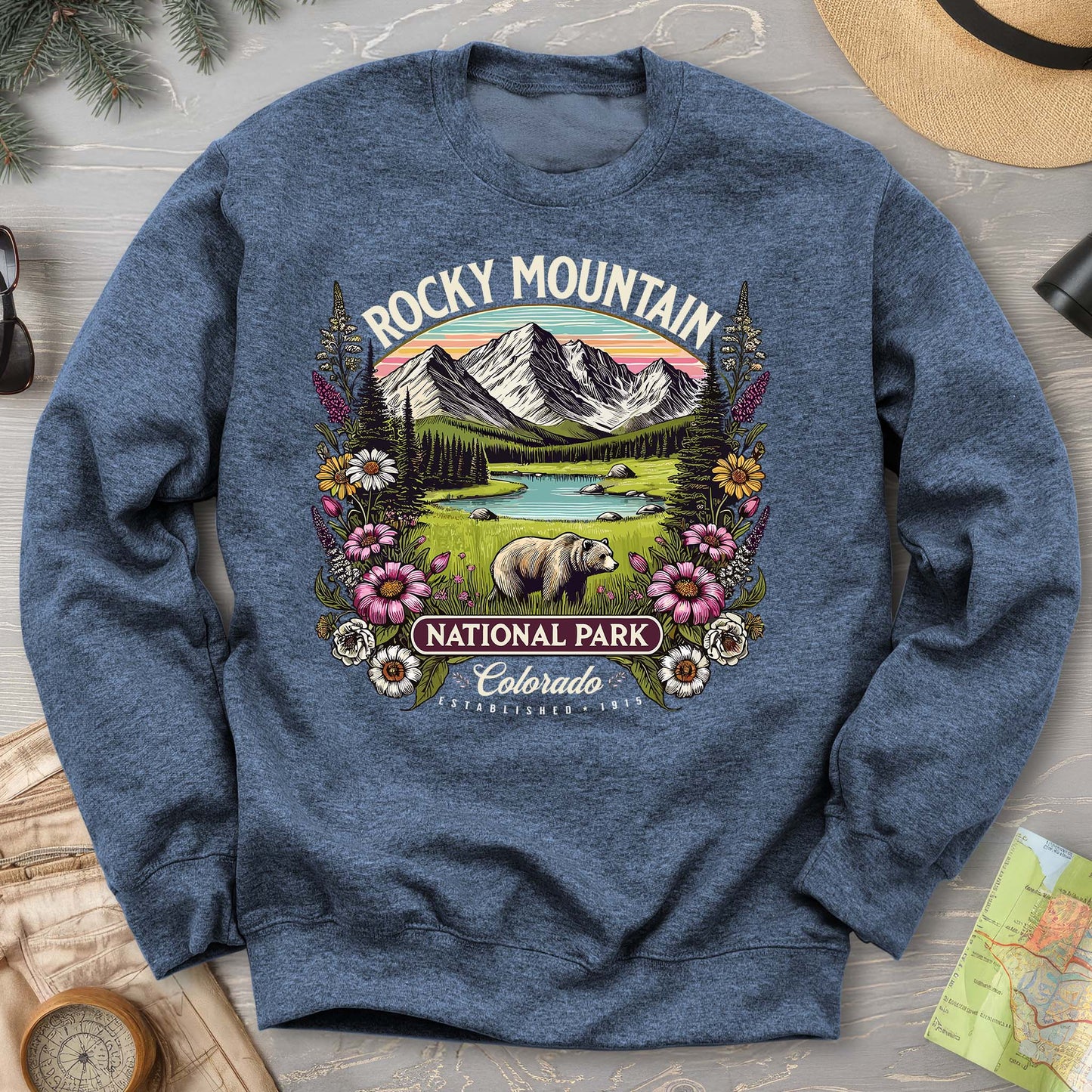 Rocky Mountain National Park "Wildflower" Sweatshirt