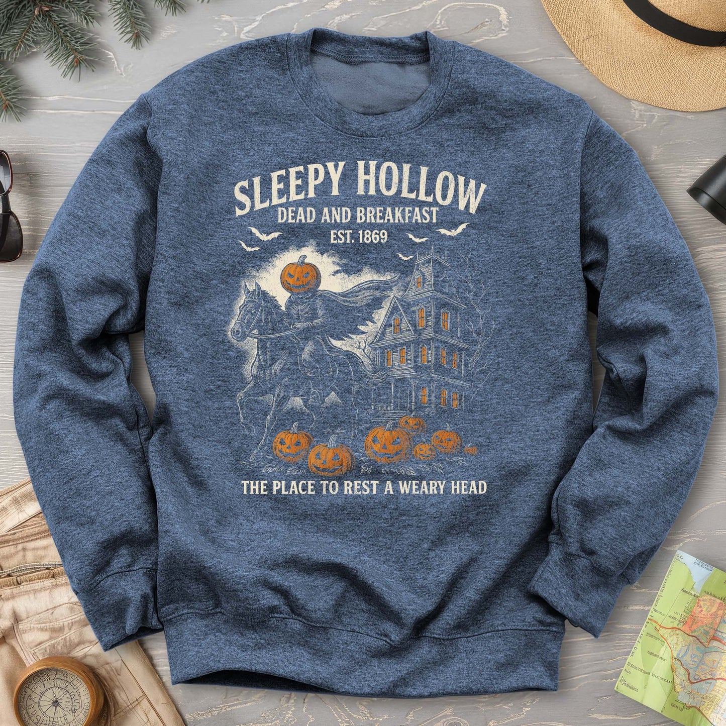 Sleepy Hollow Dead and Breakfast Sweatshirt