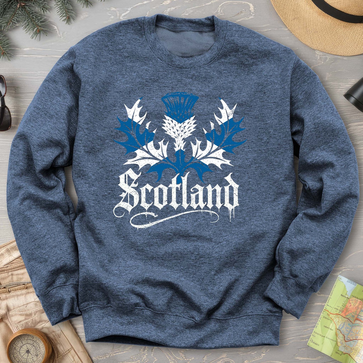 Scotland Gothic Thistle Sweatshirt