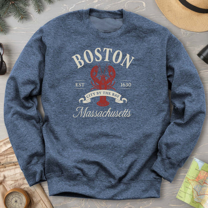 Boston City By the Bay Lobster Sweatshirt