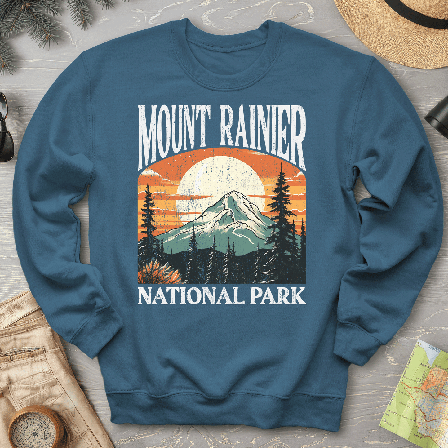 Mount Rainier National Park "Big and Bold" sweatshirt