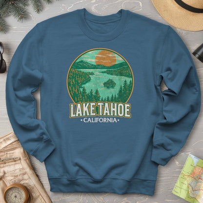 Lake Tahoe Retro Emerald Bay Sweatshirt