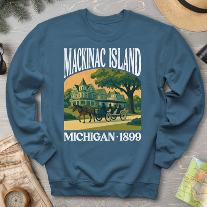 Mackinac Island Michigan "Big and Bold" Sweatshirt