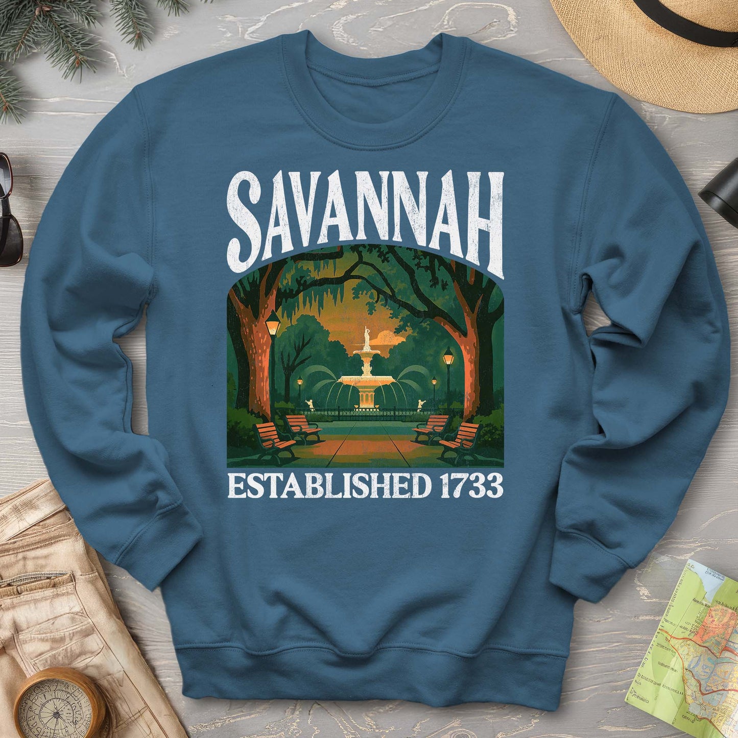 Savannah Georgia "Big and Bold" Sweatshirt