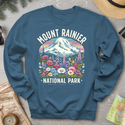 Mount Rainier National Park "Wildflowers" Sweatshirt