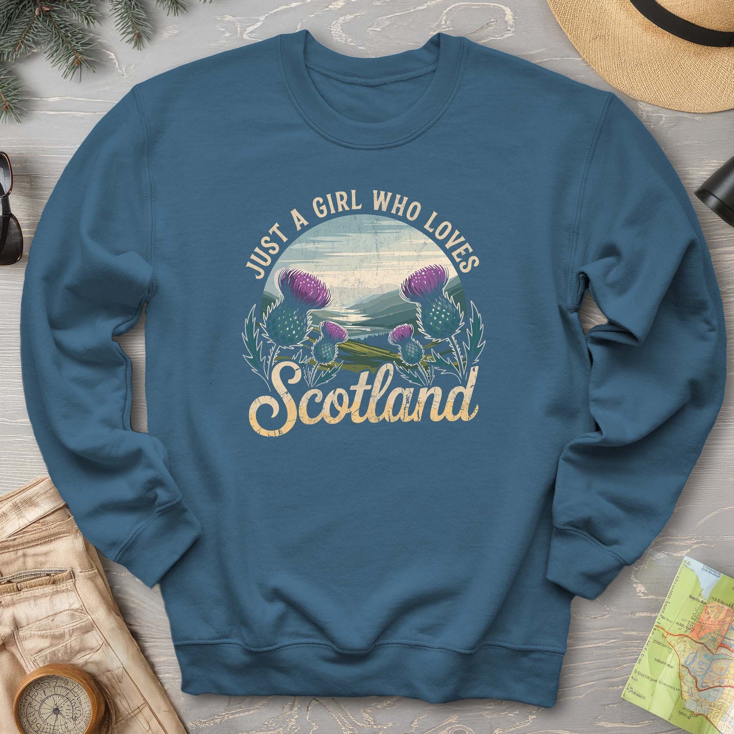 Just a Girl Who Loves Scotland Sweatshirt