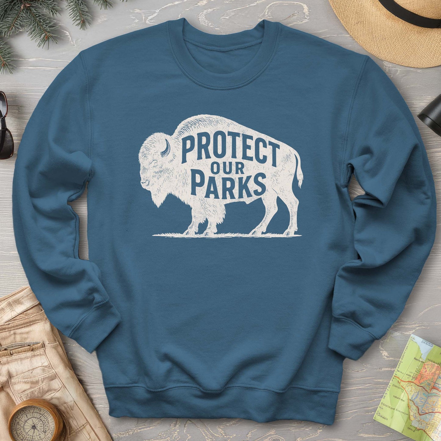 Protect Our Parks "Vintage Buffalo" Sweatshirt