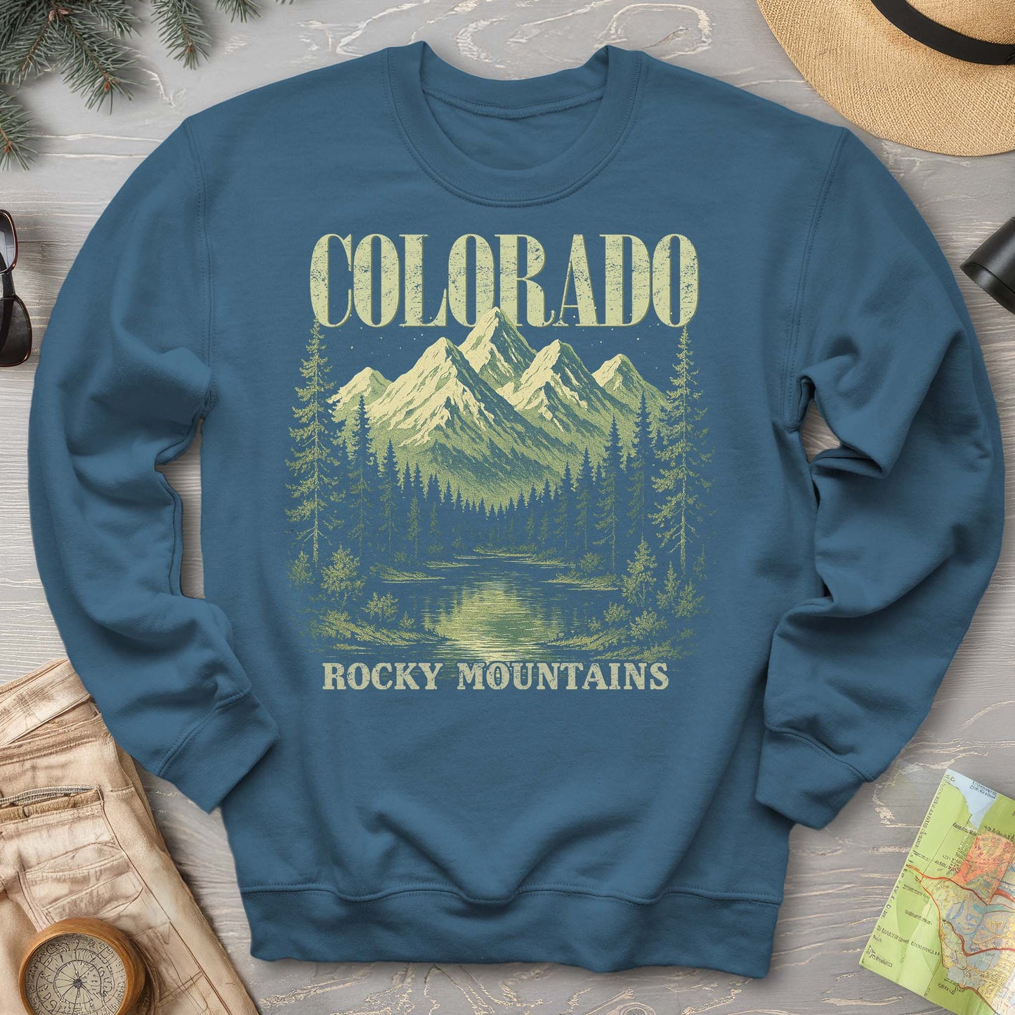 Colorado Rocky Mountains "Halftones" Sweatshirt