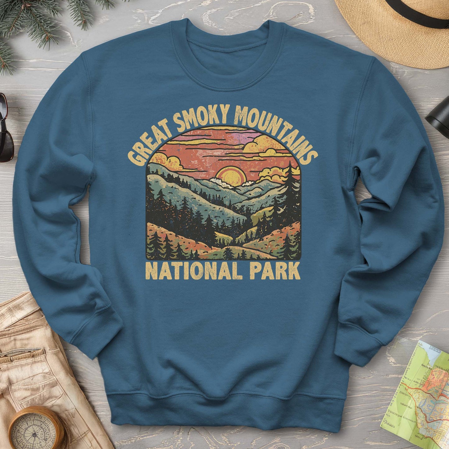 Great Smoky Mountains National Park Sunset Sweatshirt