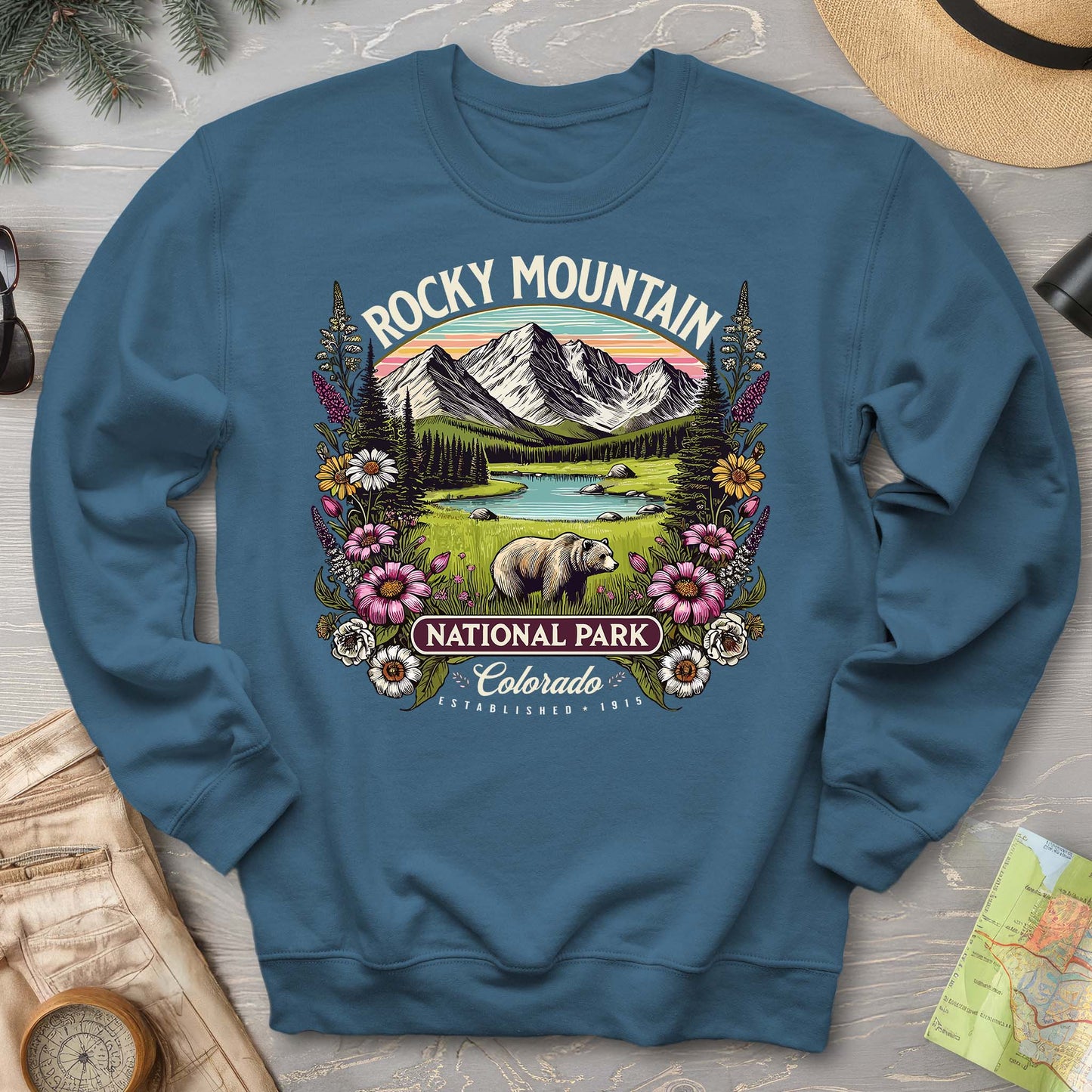 Rocky Mountain National Park "Wildflower" Sweatshirt