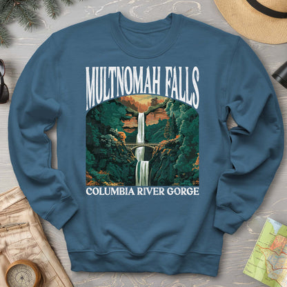 Multnomah Falls Oregon "Big and Bold" Sweatshirt