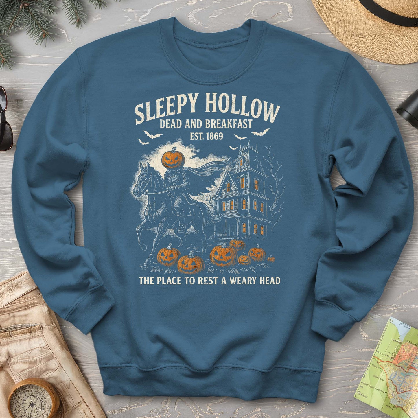 Sleepy Hollow Dead and Breakfast Sweatshirt