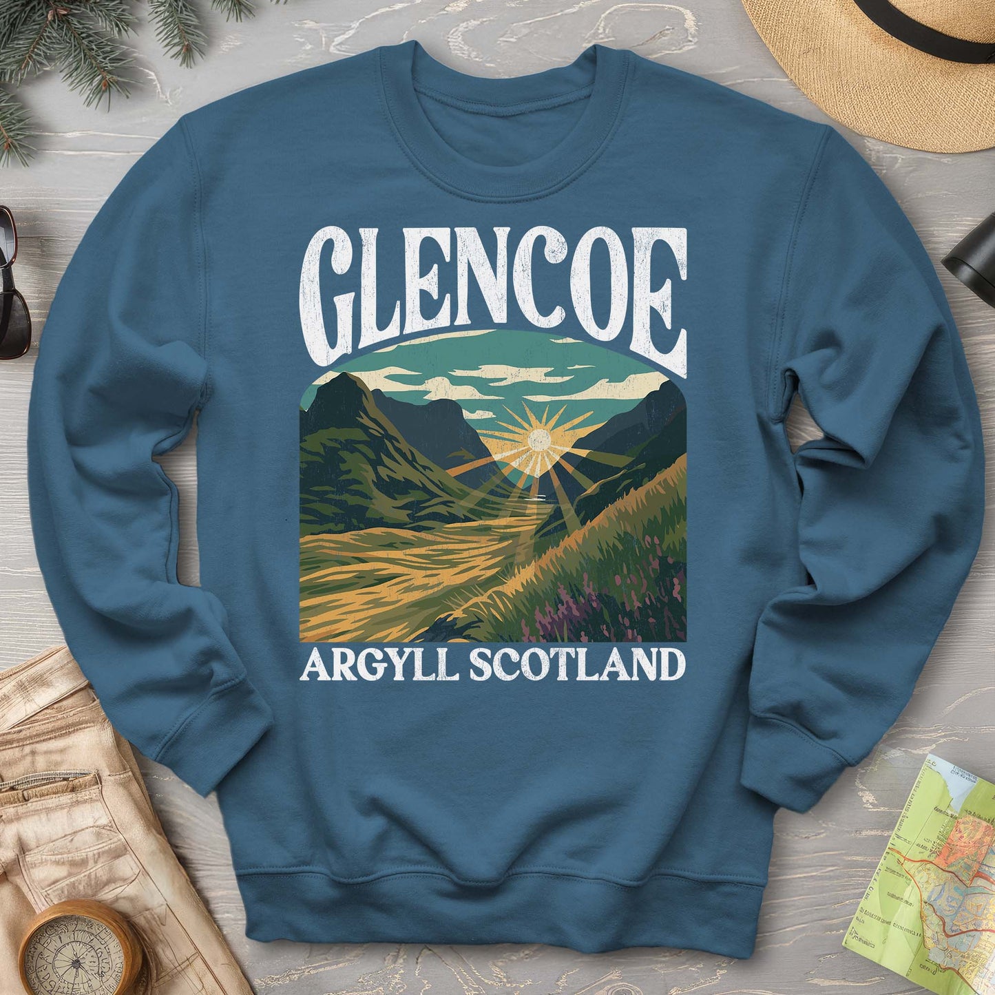 Glencoe Scotland "Big & Bold" Sweatshirt