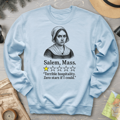 Salem Massachusetts "1 Star Review" Sweatshirt