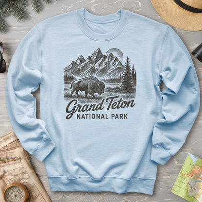 Grand Teton "Vintage Sketch" Sweatshirt