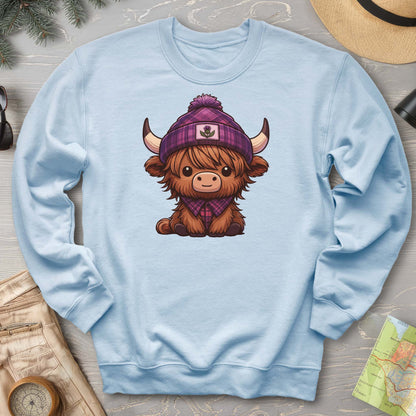 Tartan Highland Cow Sweatshirt