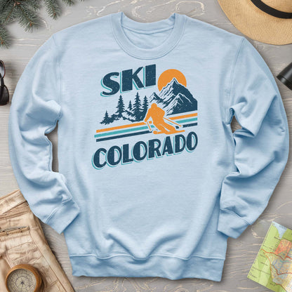 Ski Colorado Retro 80's Sweatshirt
