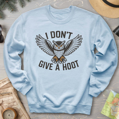 I Don't Give a Hoot "Vintage Owl" Sweatshirt