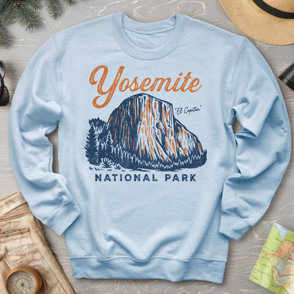 Yosemite El Capitan Vintage Sketch Sweatshirt