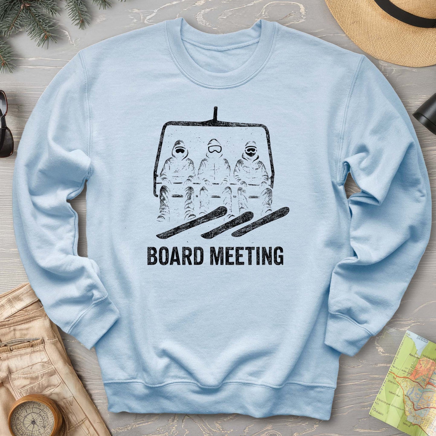 Snowboard "Board Meeting" Sweatshirt